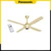 Ngoại hình của quạt trần 4 cánh màu vàng Panasonic F-56MZG-GOS ti dài 22,9cm