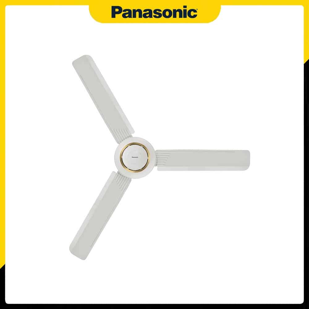 Quạt trần Panasonic 3 cánh màu trắng F-60MZ2-L với 5 chế độ gió giúp làm mát tức thì