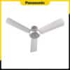 Ngoại hình của Quạt trần Panasonic F-48CZL với thiết kế hiện đại và màu bạc sang trọng