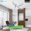 Hình ảnh thực tế của quạt trần đèn LED Panasonic F-60UFN Hình ảnh thực tế của quạt trần đèn LED Panasonic F-60UFN