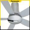 Quạt trần Panasonic 5 cánh F-60TAN có màu bạc sang trọng