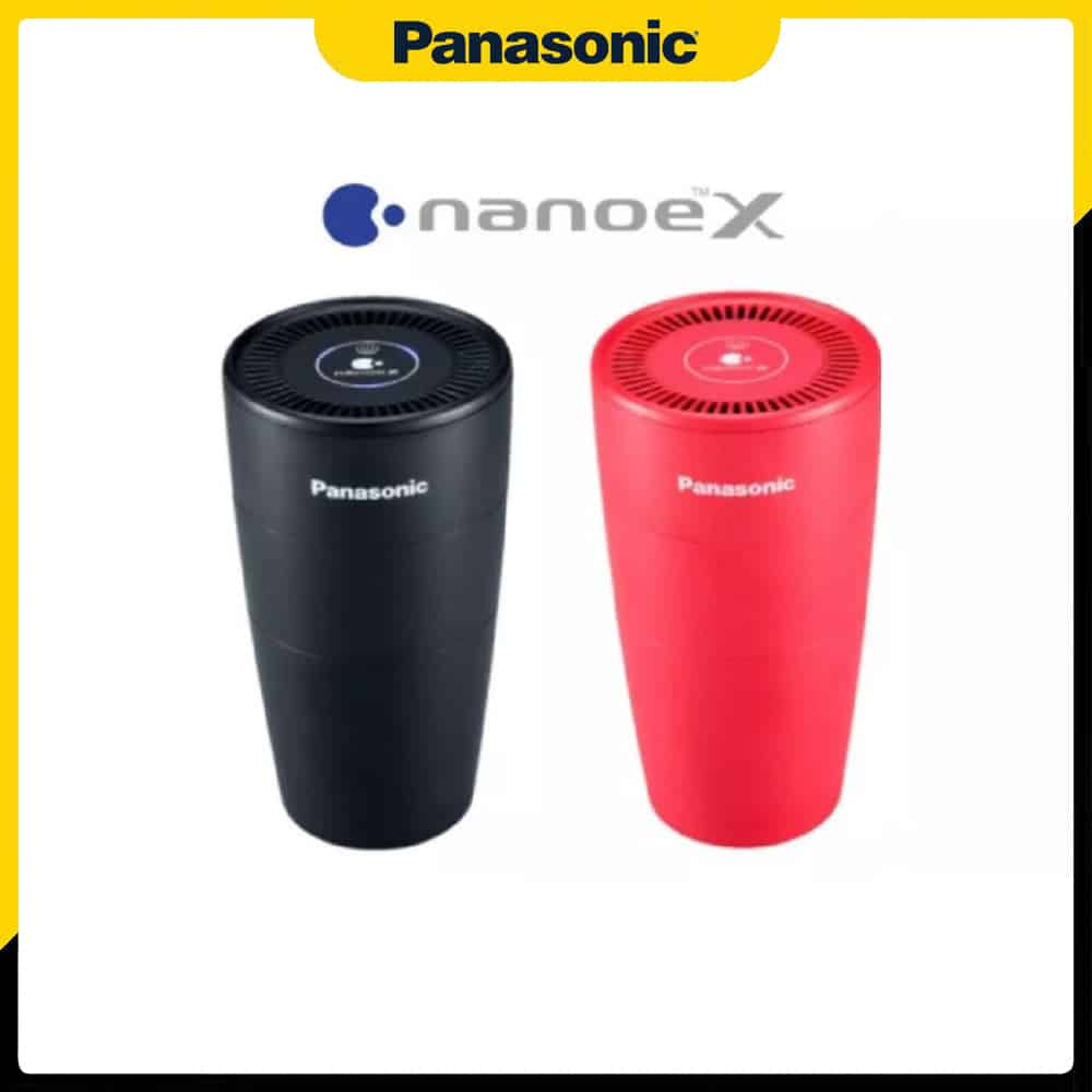 Máy lọc không khí ô tô Panasonic F-GPT01A-K (đen) và F-GPT01A-R (đỏ)