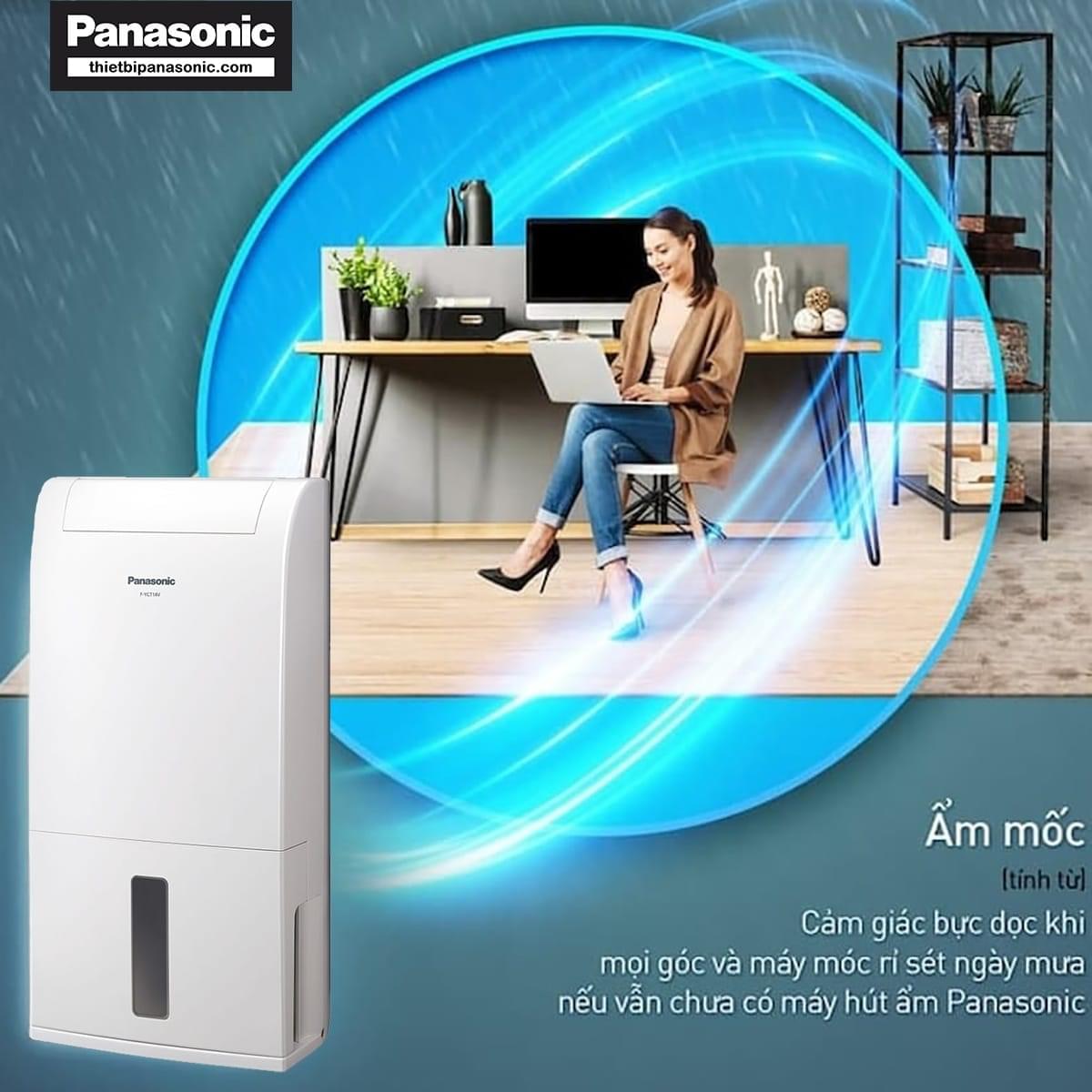 Sử dụng Máy hút ẩm Panasonic F-YCT14V để loại bỏ ngay nấm móc có hại cho sức khỏe