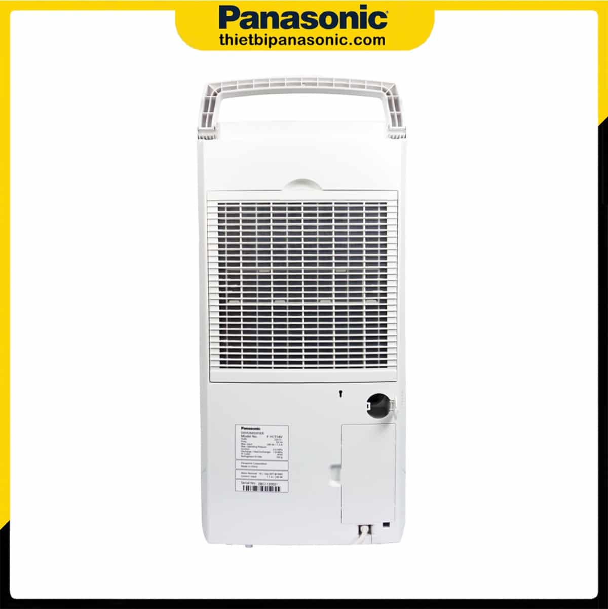 Mặt sau của Máy hút ẩm Panasonic F-YCT14V