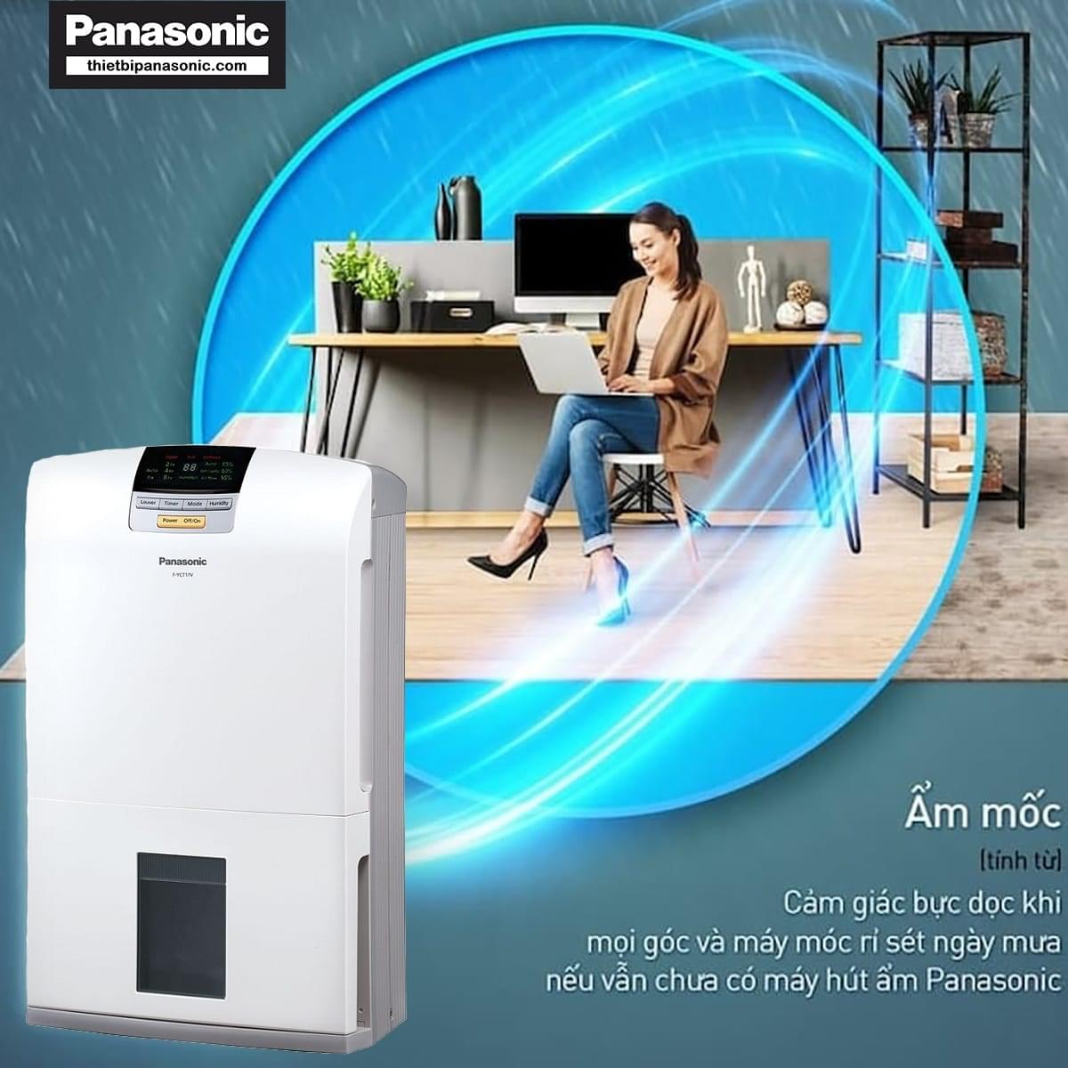 Sử dụng Máy hút ẩm Panasonic F-YCT17V để loại bỏ ngay nấm móc có hại cho sức khỏe