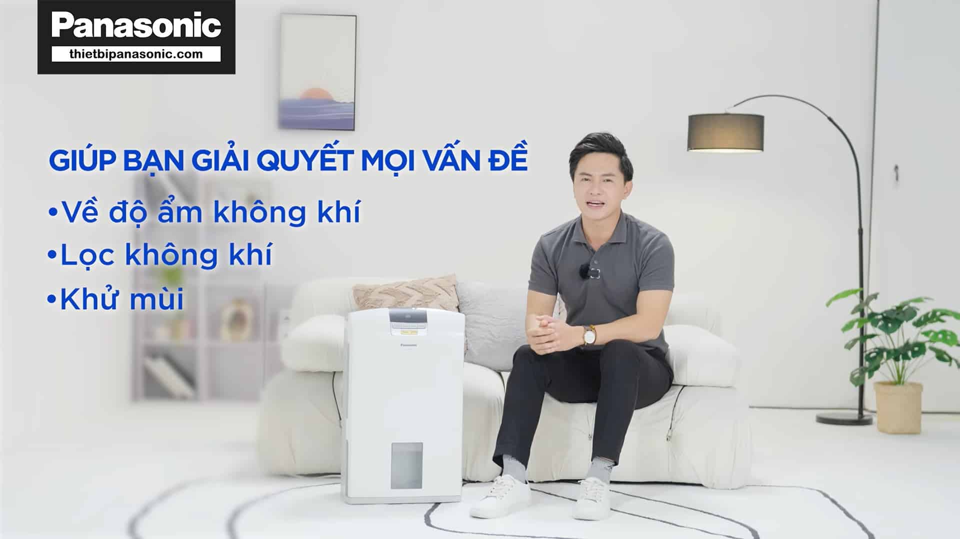 Máy hút ẩm Panasonic F-YCT17V giúp giải quyết mọi vấn đề về không khí mà bạn đang gặp phải