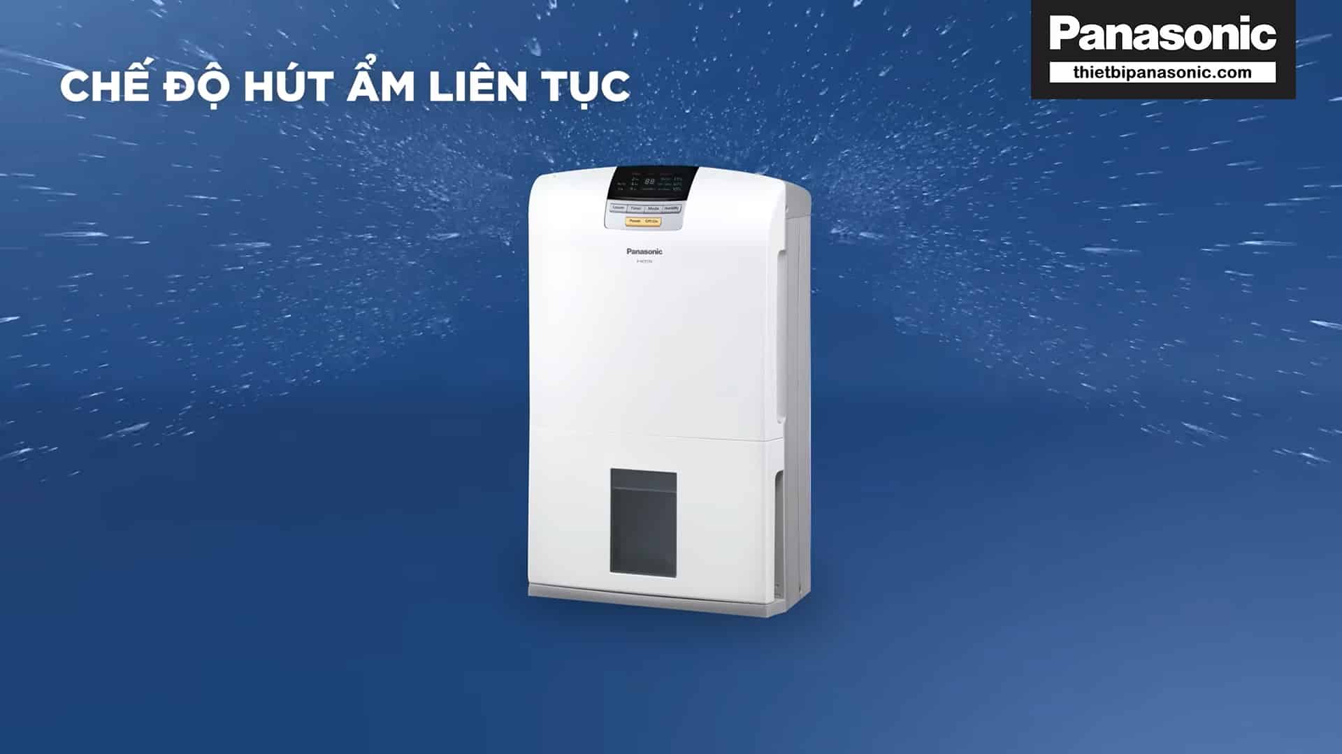 Máy hút ẩm Panasonic F-YCT17V có khả năng hút ẩm liên tục