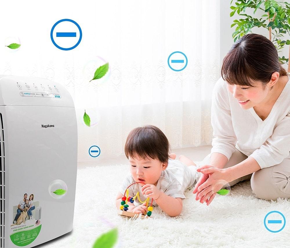 Máy lọc không khí có Inverter giúp không khí trở nên trong lành, thoáng sạch