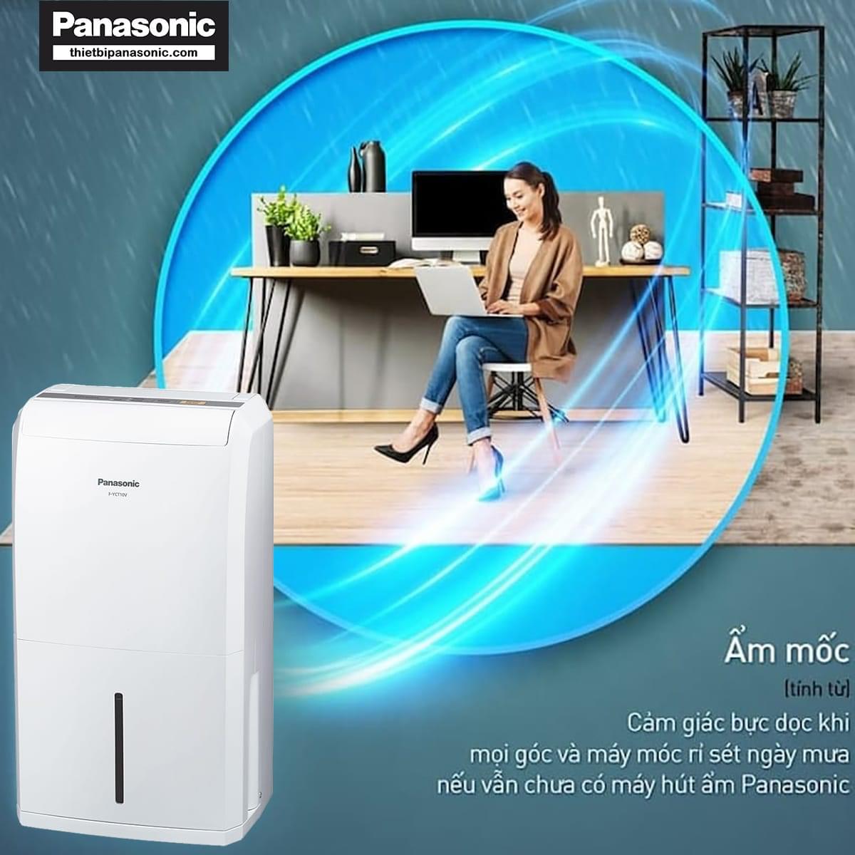 Sử dụng Máy hút ẩm Panasonic F-YCT10V để loại bỏ ngay nấm móc có hại cho sức khỏe