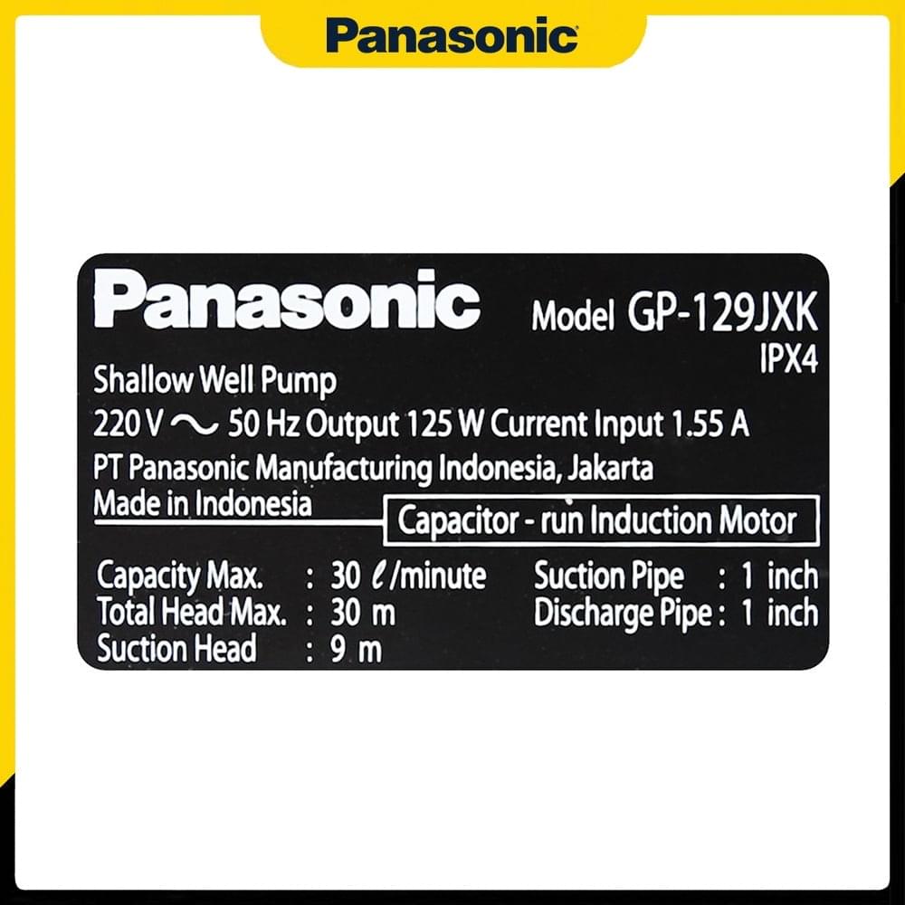 Tên sản thông tin sản phẩm của Máy bơm đẩy cao Panasonic GP-129JXK-NV5