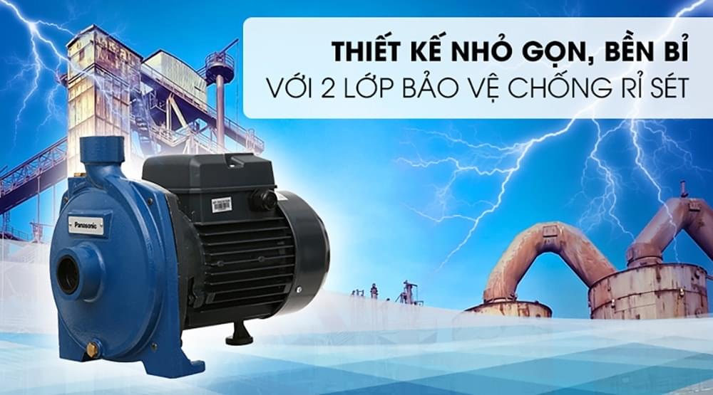Máy bơm nước 2 ngựa Panasonic GP-20HCN1SVN có thiết kế nhỏ gọn
