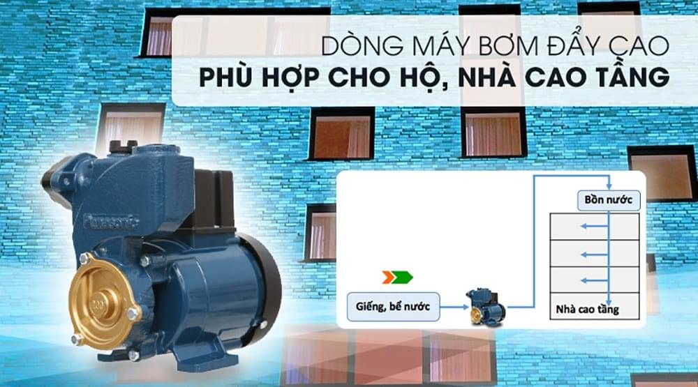 Máy bơm đẩy cao Panasonic GP-200JXK-NV5 là dòng máy bơm gia đình phù hợp cho mọi hộ gia đình