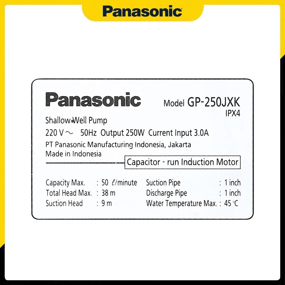 Tem sản phẩm của Máy bơm Panasonic 250W GP-250JXK-SV5