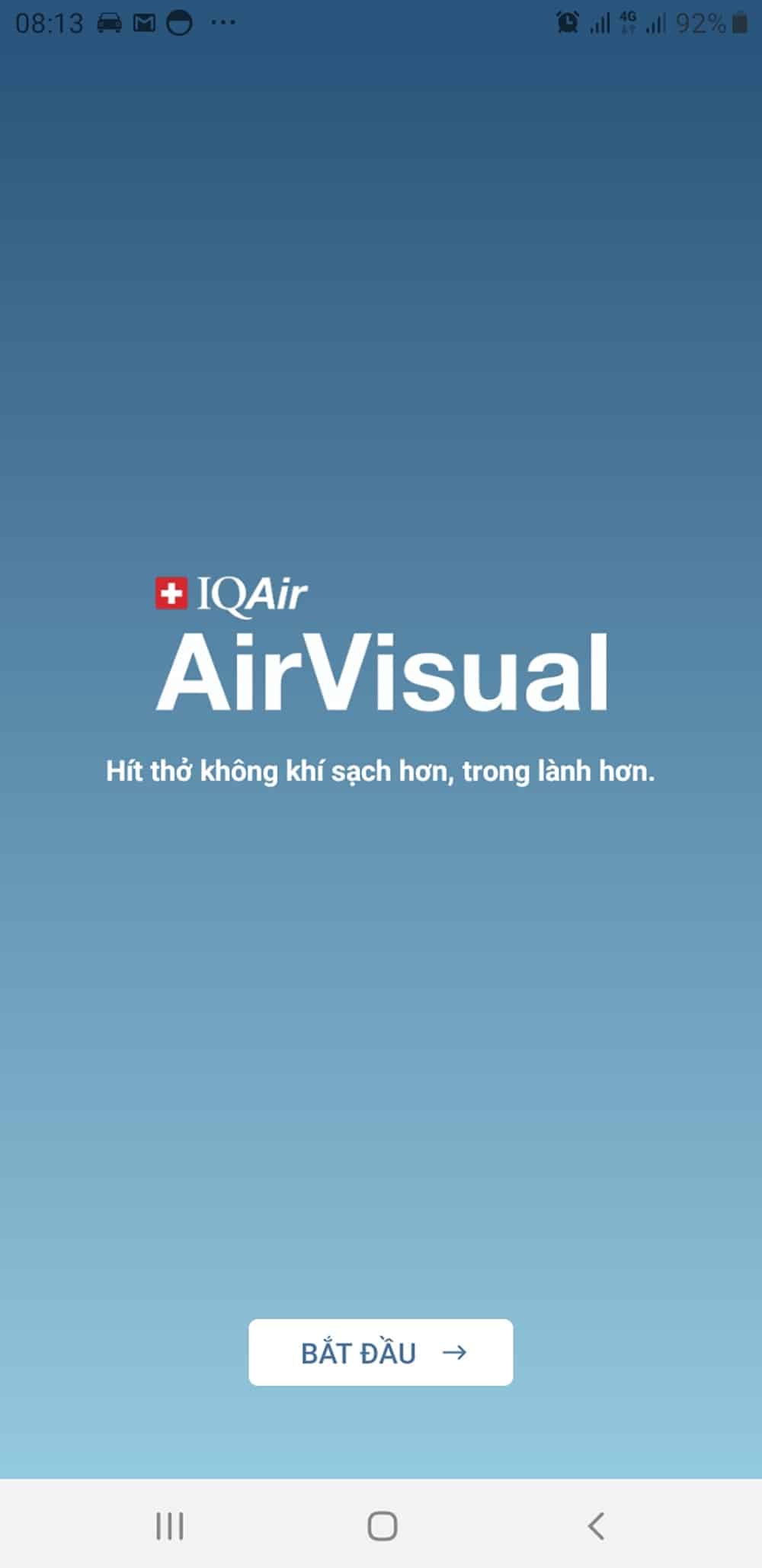 Hướng dẫn kiểm tra mức độ ô nhiễm không khí bằng AirVisual