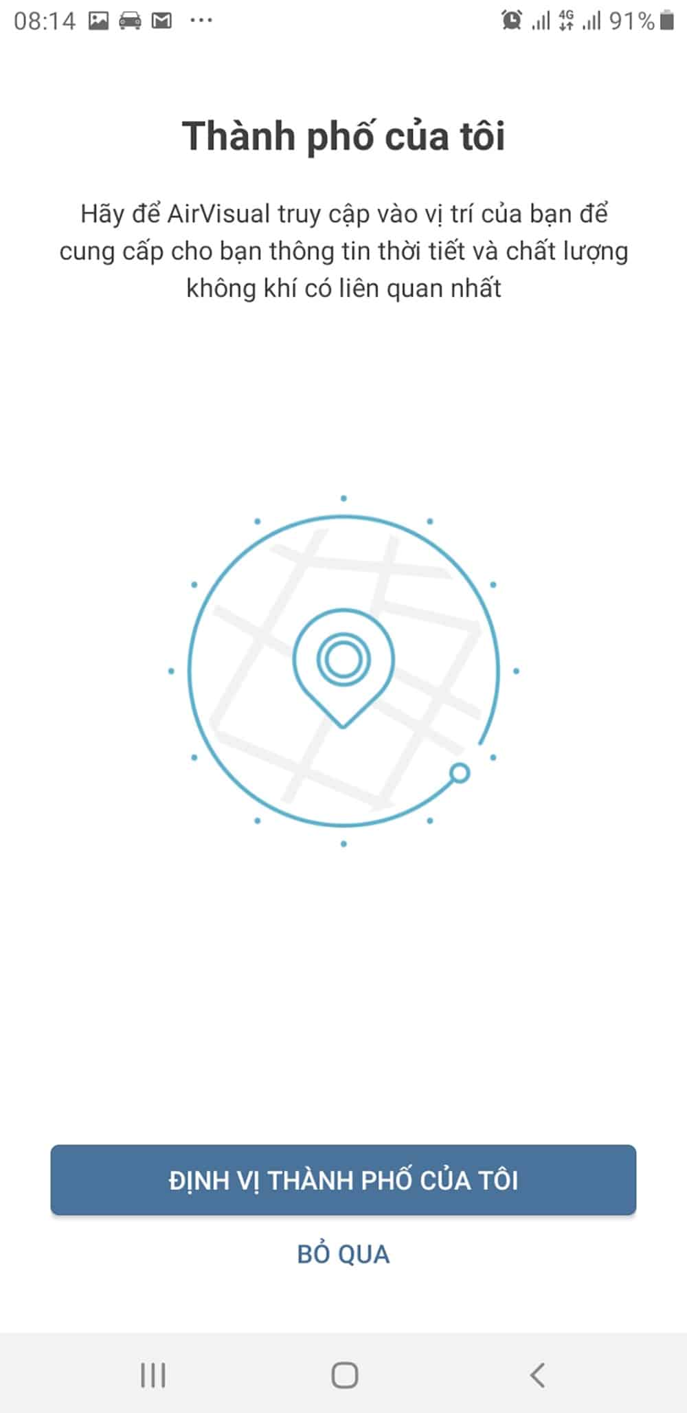 Hướng dẫn kiểm tra mức độ ô nhiễm không khí bằng AirVisual