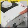 Nút bật/tắt Máy nước nóng Panasonic DH-4NS3VW đơn giản