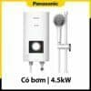 Máy nước nóng Panasonic DH-4NTP1VM 4500W có bơm trợ lực với thiết kế vỏ cong thanh lịch Máy nước nóng Panasonic DH-4NTP1VM 4500W có bơm trợ lực với thiết kế vỏ cong thanh lịch