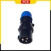 Phích cắm công nghiệp 16A PCE F013-6ECO có 3 cực