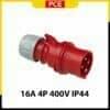 Phích cắm công nghiệp 3 pha 16A PCE F014-6
