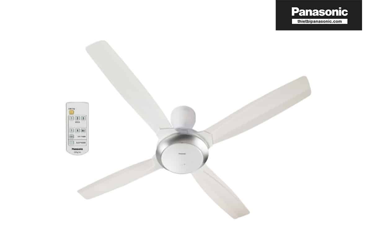 Mẫu Quạt trần 4 cánh Panasonic màu trắng đẹp