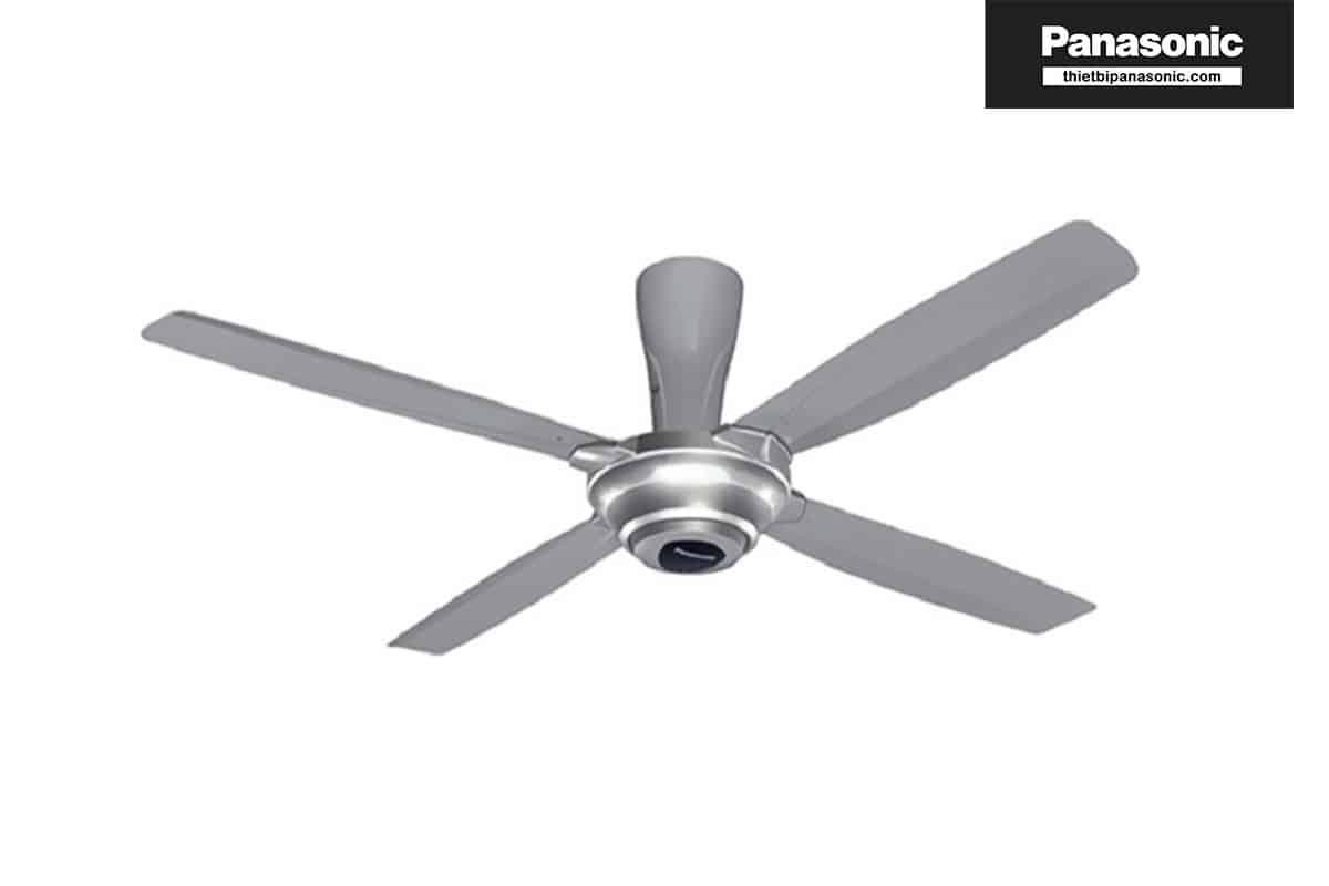Mẫu Quạt trần Panasonic 4 cánh màu bạc ánh kim đẹp