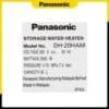 Tem thông số được dán trên thân của Máy nước nóng gián tiếp Panasonic DH-20HBMVW 20