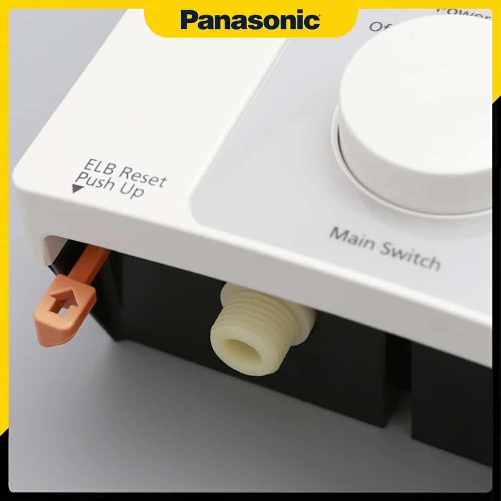 Mặt dưới của Máy nước nóng trực tiếp Panasonic DH-3RL2VH không bơm