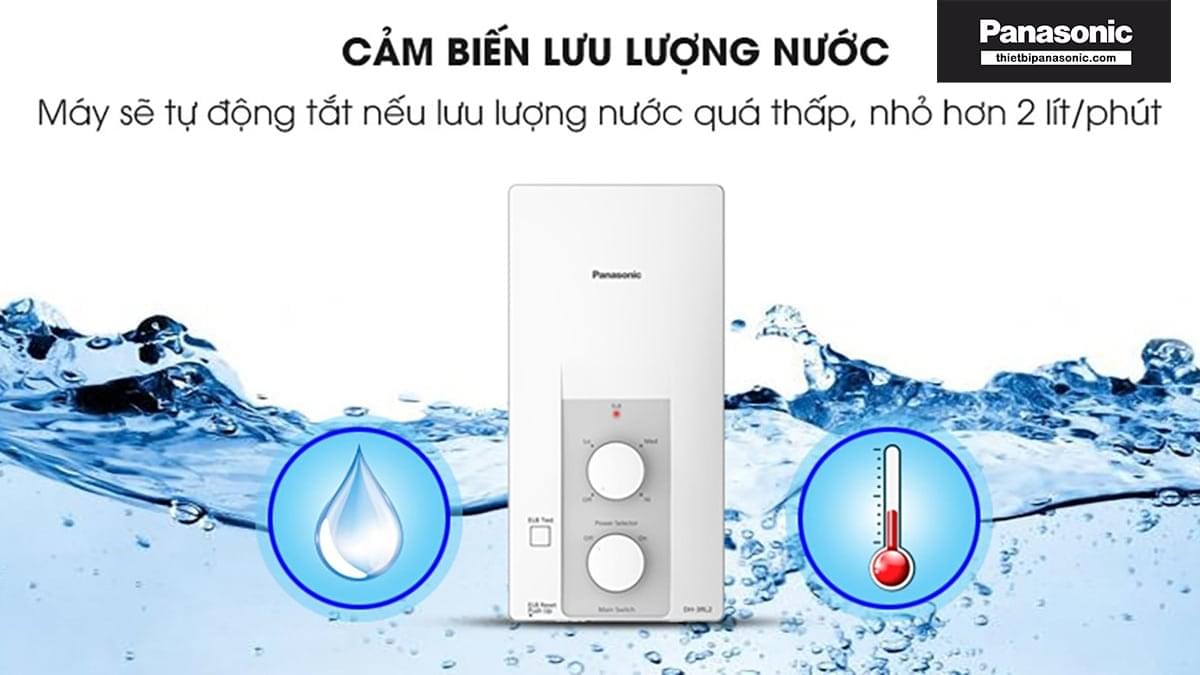 Cảm biến lưu lượng nước trên Bình nước nóng trực tiếp Panasonic DH-3RL2VH