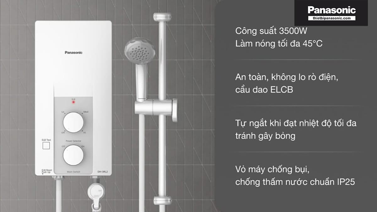Những đặc điểm nổi bật của Máy nước nóng Panasonic DH-3RL2VH