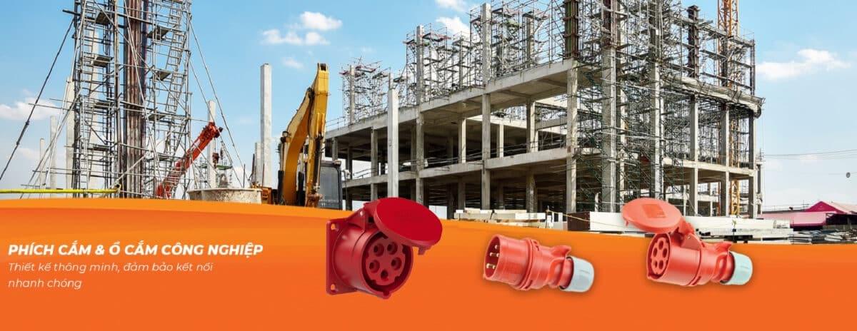Banner phích cắm ổ cắm công nghiệp PCE