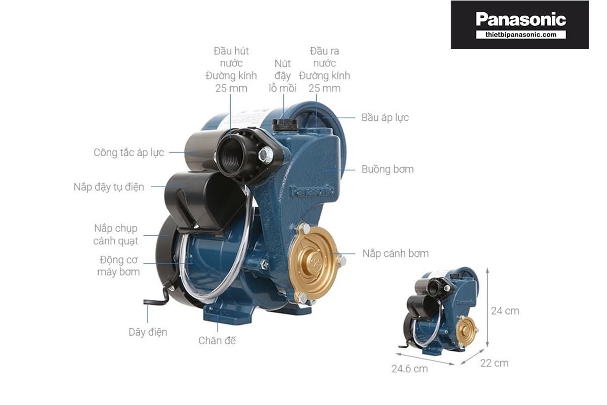 Máy bơm tăng áp Panasonic A-130JAK