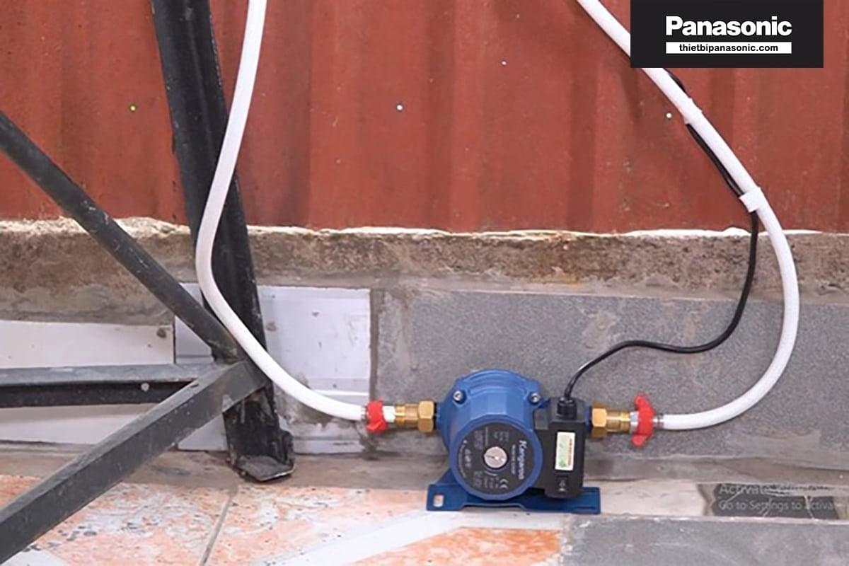 Hướng dẫn cách lắp máy bơm tăng áp cho máy giặt