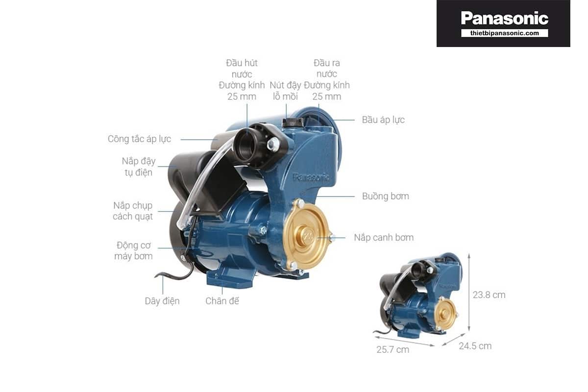 Máy bơm nước mini Panasonic A-200JAK