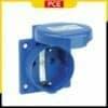 Ổ cắm âm có nắp PCE F105-0B 2P+E 16A 250V IP54
