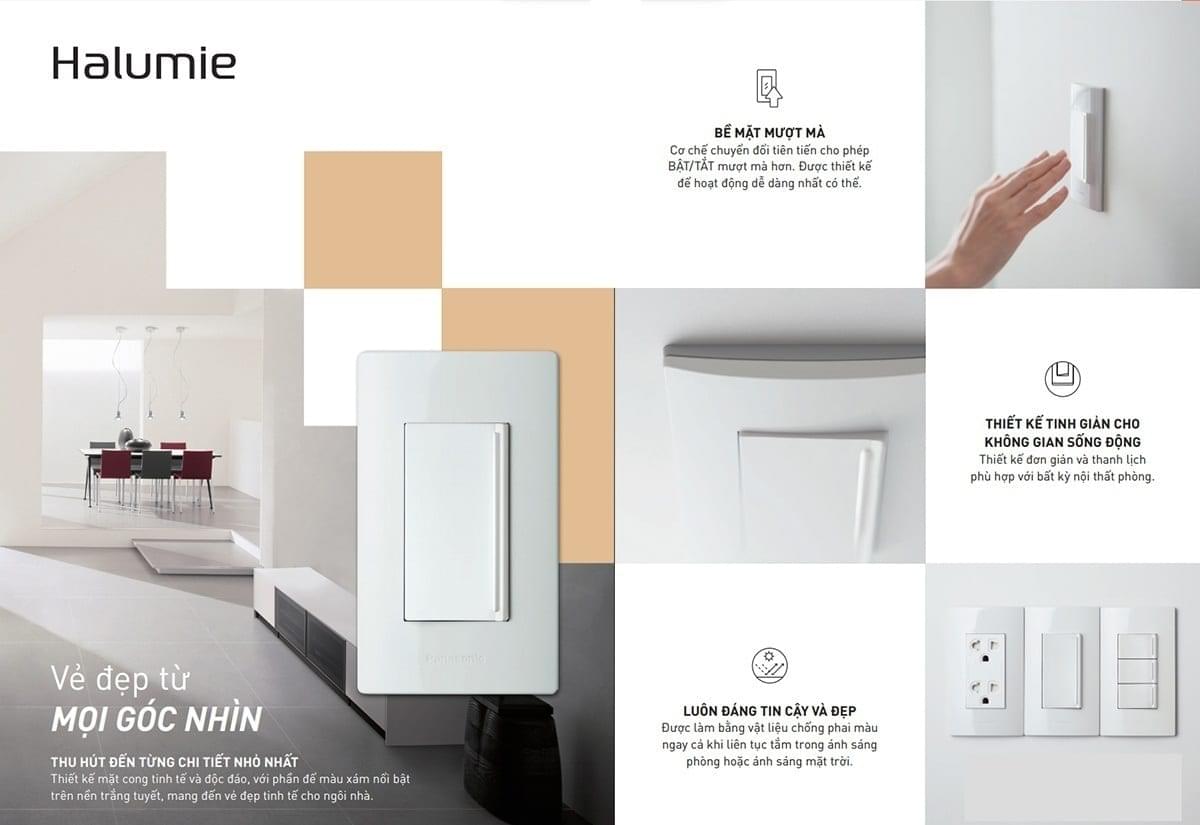 Công tắc ổ cắm Halumie