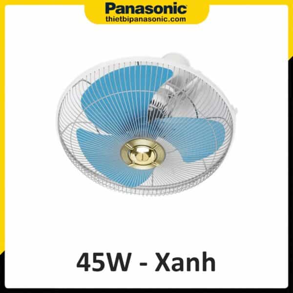 Quạt đảo trần Panasonic F-409QB màu xanh 45W