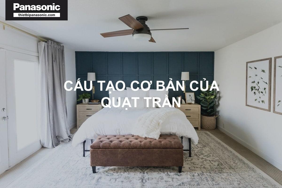 Cấu tạo của quạt trần