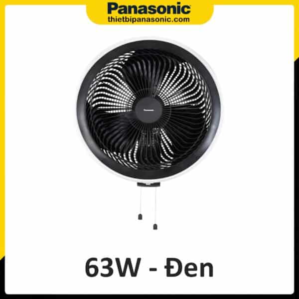 Quạt treo tường Panasonic F-50YUZ màu đen 63W