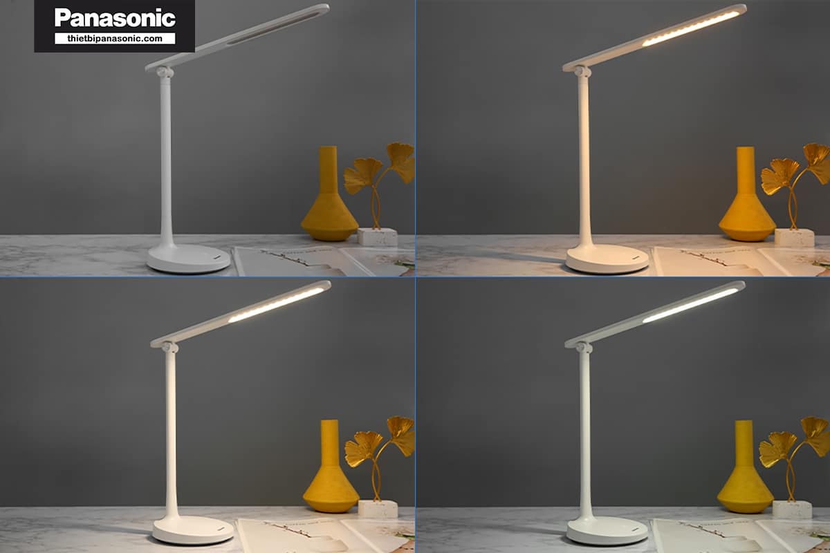 Đèn bàn Panasonic HHGLT034188 có thể đổi 3 màu ánh sáng khác nhau