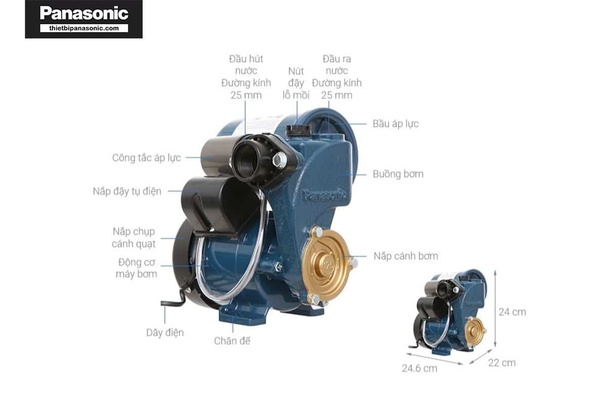 Cấu tạo máy bơm tăng áp