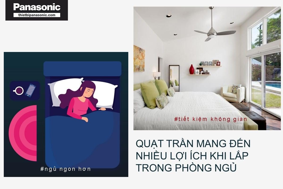Có nên lắp quạt trần trong phòng ngủ