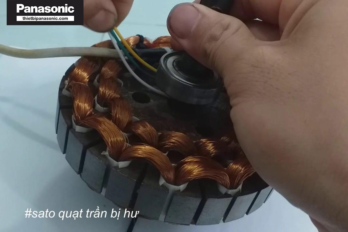 Cuộn dây đồng bị hư