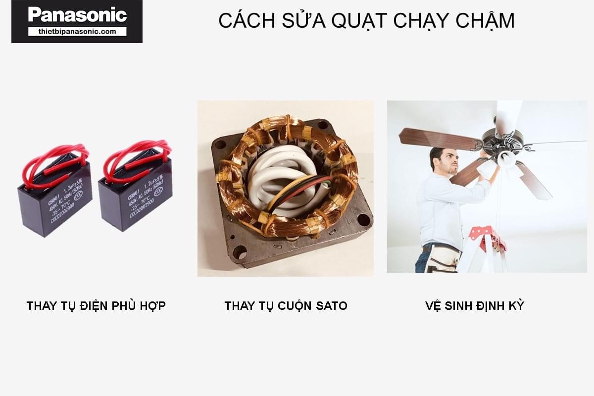 Cách sửa quạt trần bị hư