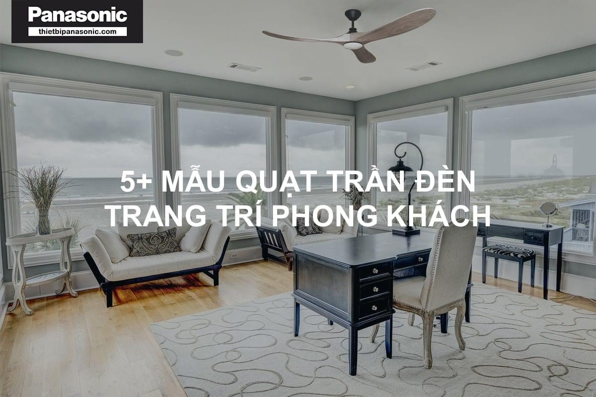 mẫu quạt trần đèn trang trí phòng khách