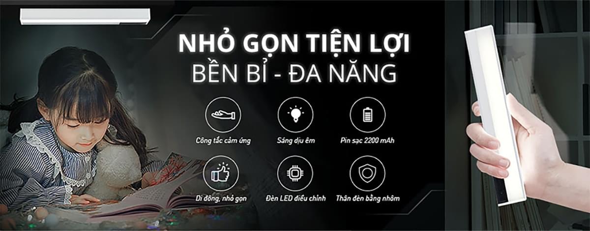 Đèn sạc đa năng Panasonic HHTQ045488 | 6W, Màu trắng