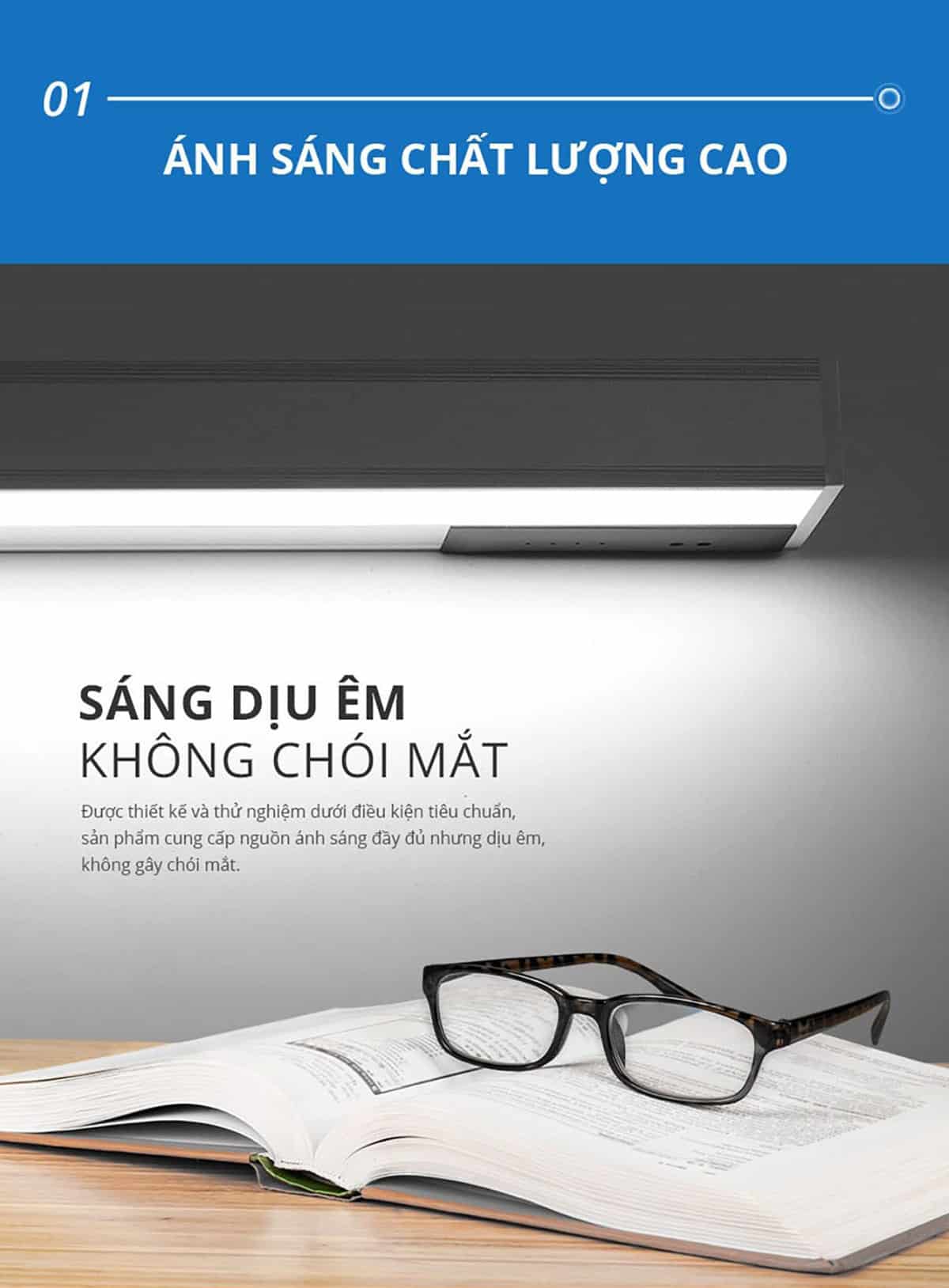 Đèn sạc cầm tay Panasonic HHTQ045488 sở hữu ánh sáng chất lượng cao êm dịu không chói mắt