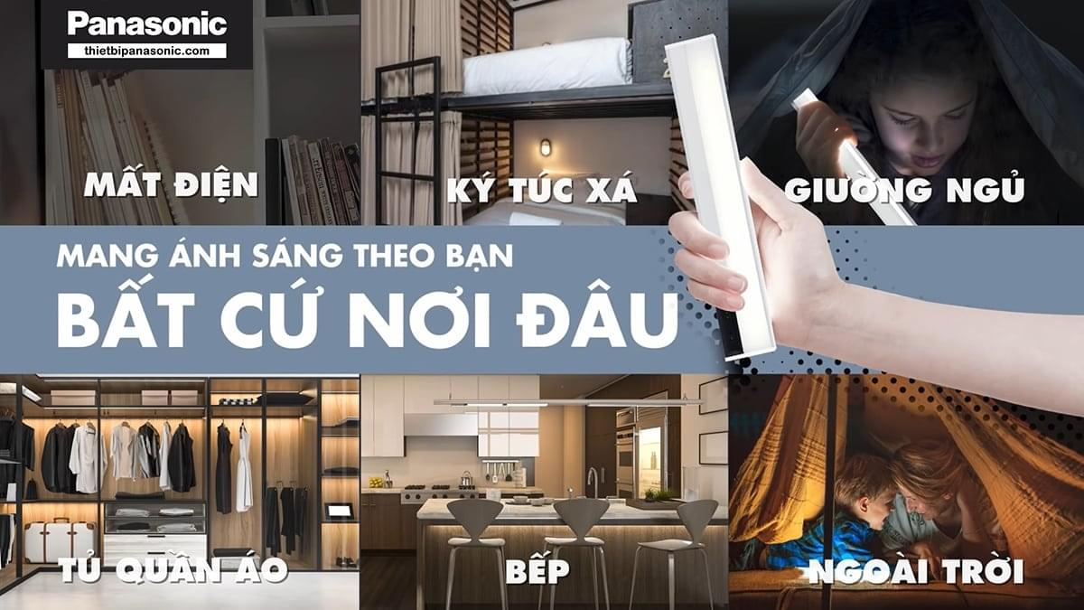 Mang ánh sáng từ Đèn sạc Panasonic HHTQ045488 đến bất cứ nơi đâu trong bất cứ hoàn cảnh nào, đặc biệt là những lúc mất điện