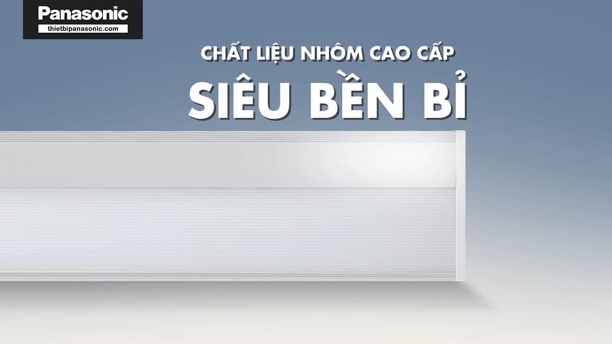 Chất liệu nhôm cao cấp điêu bền bỉ cho tuổi thọ của đèn lên đến hơn 20.000 giờ chiếu sáng