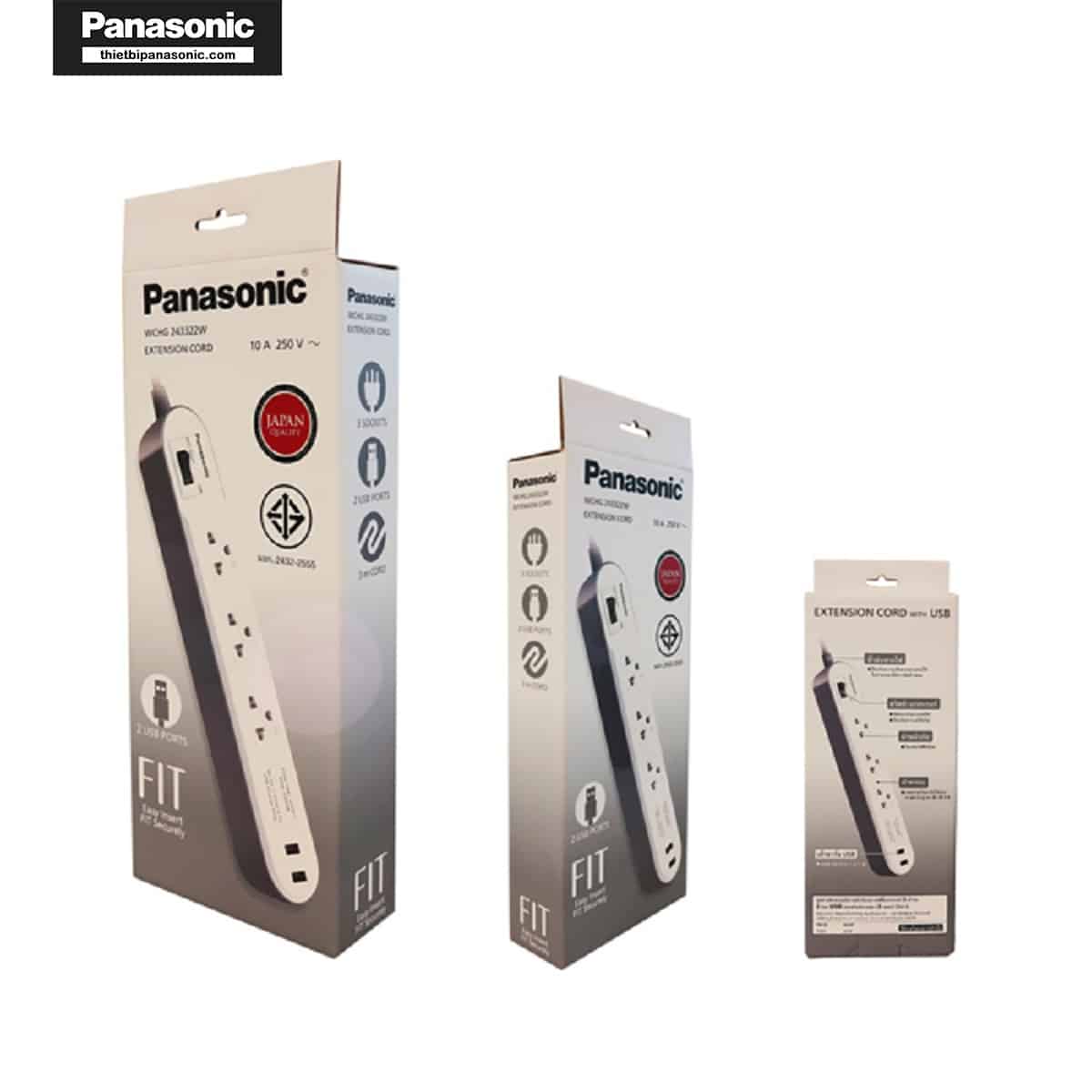 Hộp sản phẩm Ổ cắm Panasonic WCHG243322W-VN