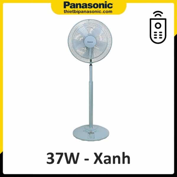 Quạt đứng Panasonic F-308NHB màu xanh 37W có remote